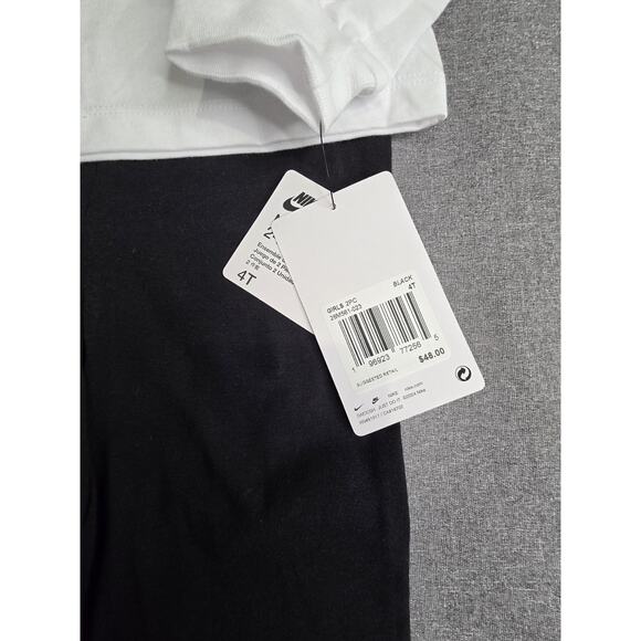 NIKE SPORT AUTHENTIC TODDLERS GIRLS BRAND NEW ORIGINAL 2Pc SET Size 4T, NWT - Picture 2 of 3